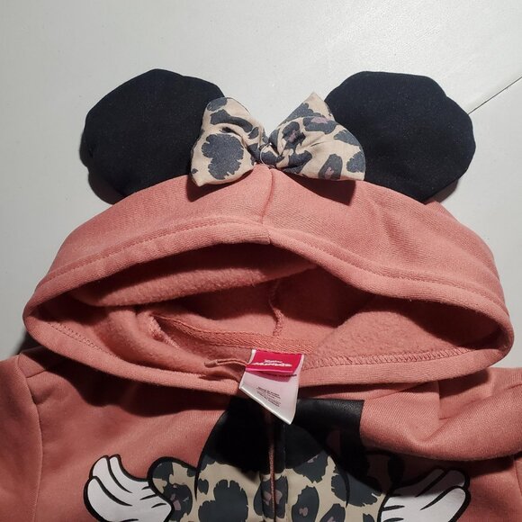 Disney Junior Minnie Mouse Hoodie Jacket Sz 5 - Picture 4 of 16
